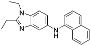 (1,2-DIETHYL-1H-BENZOIMIDAZOL-5-YL)-NAPHTHALEN-1-YL-AMINE 结构式