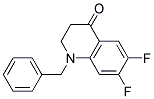 1-BENZYL-6,7-DIFLUORO-2,3-DIHYDRO-1H-QUINOLIN-4-ONE 结构式