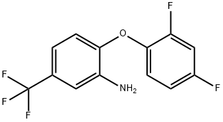 2-(2,4-DIFLUOROPHENOXY)-5-(TRIFLUOROMETHYL)ANILINE 结构式