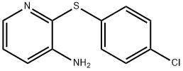 2-(4-CHLORO-PHENYLSULFANYL)-PYRIDIN-3-YLAMINE 结构式