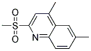 2-Methanesulfonyl-4,6-dimethyl-quinoline 结构式