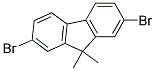 2,7-DIBROMO-9,9-DIMETHYL-9H-FLUORENE 结构式