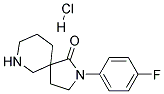 2-(4-FLUOROPHENYL)-2,7-DIAZASPIRO[4.5]DECAN-1-ONE HYDROCHLORIDE 结构式