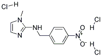 (1-METHYL-1H-IMIDAZOL-2-YL)-(4-NITRO-BENZYL)-AMINE TRIHYDROCHLORIDE 结构式