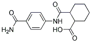2-(4-CARBAMOYL-PHENYLCARBAMOYL)-CYCLOHEXANECARBOXYLIC ACID 结构式