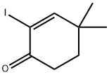 2-碘-4,4-二甲基环己-2-烯酮 结构式