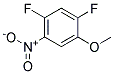 1,5-DIFLUORO-2-METHOXY-4-NITROBENZENE 结构式