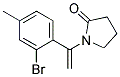 1-[1-(2-Bromo-4-methylphenyl)vinyl]-pyrrolidin-2-one 结构式