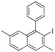 2-IODO-3,7-DIMETHYL-1-PHENYL-NAPHTHALENE 结构式