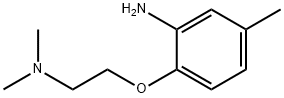 2-(2-(二甲氨基)乙氧基)-5-甲基苯胺 结构式