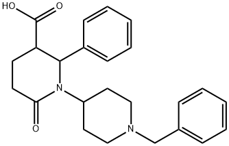 1'-苄基-6-氧代-2-苯基-[1,4'-联哌啶]-3-羧酸 结构式