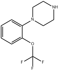 1-(2-三氟甲氧基苯基)哌嗪 结构式
