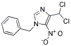 1-BENZYL-4-DICHLOROMETHYL-5-NITRO-1H-IMIDAZOLE 结构式