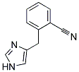2-(1H-Imidazol-4-ylmethyl)-benzonitrile 结构式
