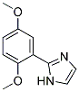 2-(2,5-DIMETHOXY-PHENYL)-1H-IMIDAZOLE 结构式