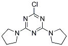 2-CHLORO-4,6-DIPYRROLIDIN-1-YL-1,3,5-TRIAZINE 结构式