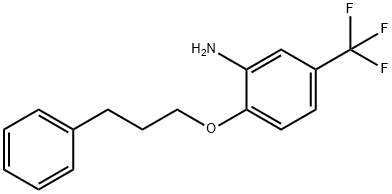 2-(3-PHENYLPROPOXY)-5-(TRIFLUOROMETHYL)ANILINE 结构式