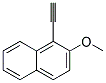 1-ETHYNYL-2-METHOXY-NAPHTHALENE 结构式