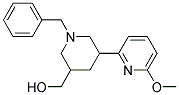 (1'-BENZYL-6-METHOXY-1',2',3',4',5',6'-HEXAHYDRO-[2,3']BIPYRIDINYL-5'-YL)-METHANOL 结构式