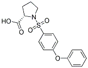 1-[(4-PHENOXYPHENYL)SULFONYL]PROLINE 结构式