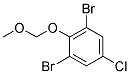 1,3-DIBROMO-5-CHLORO-2-(METHOXYMETHOXY)BENZENE 结构式