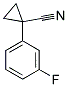 1-(3-FLUORO-PHENYL)-CYCLOPROPANECARBONITRILE 结构式