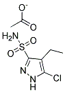 1-METHYL-3-CHLORO-4-ETHYLFORMATE-5-PYRAZOLESULFONAMIDE 结构式