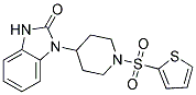 1-[1-(2-THIENYLSULFONYL)PIPERIDIN-4-YL]-1,3-DIHYDRO-2H-BENZIMIDAZOL-2-ONE 结构式