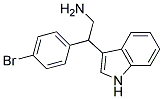 2-(4-BROMOPHENYL)-2-(1H-INDOL-3-YL)ETHANAMINE 结构式