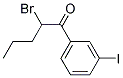 2-BROMO-1-(3-IODO-PHENYL)-PENTAN-1-ONE 结构式