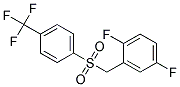 1,4-DIFLUORO-2-(4-TRIFLUOROMETHYL-BENZENESULFONYLMETHYL)-BENZENE 结构式