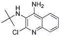 2-CHLORO-N-(2-ISOBUTYL)-3,4-QUINOLINEDIAMINE  结构式