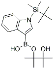 1-Tbdms-Indole-3-Boronic Acid Pinacol Ester 结构式