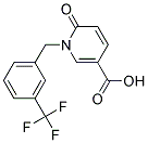 1-[3-(Trifluoromethyl)benzyl]pyridin-2-one-5-carboxylic acid 结构式