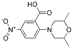 2-(2,6-Dimethylmorpholin-4-yl)-5-nitrobenzoic acid 结构式