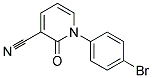 1-(4-Bromophenyl)-3-cyano-1,2-dihydro-2-oxopyridine 结构式