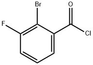 2-溴-3-氟苯甲酰氯 结构式