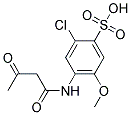 2-chloro-4-acetoacetamido-5-methoxybenzenesulfonic acid 结构式