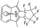 1,2-Bis(3-methylbenzo(b)thiophen-2-yl) perfluorocyclopentene 结构式