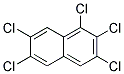 1,2,3,6,7-PENTACHLORONAPHTHALENE 10 μG/ML IN ISO-OCTANE 结构式