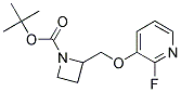 2-[[(2-FLUORO-3-PYRIDINYL)OXY]MEHTYL]-1-AZETIDINECARBOXYLIC ACID 1,1-DIMETHYLETHYL ESTER 结构式