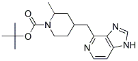 2-METHYL-1-BOC-PIPERIDIN-4-YLMETHYL-1H-IMIDAZO[4,5-C]PYRIDINE 结构式