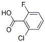 2-氟-6-氯苯甲酸 结构式