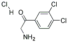 2-AMINO-3',4'-DICHLOROACETOPHENONE HCL 结构式