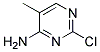 2-CHLORO-5-METHYLPYRIMIDIN-4-AMINE 结构式