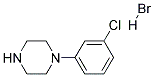 1-(3-chlorophenyl)piperazine hydrobromide 结构式