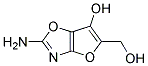 2-Amino-5-Hydroxymethyl-6-Hydroxyfuro-[2,3-D]Oxazoline 结构式