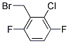 2-Chloro-3,6-difluorobenzyl bromide, 97+% 结构式