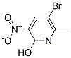 2-HYDROXY-3-NITRO-5-BROMO-6-PICOLINE 结构式