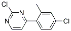 2-Chloro-4-(4-chloro-2-methyl-phenyl)-pyrimidine 结构式